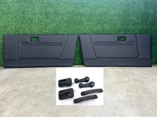 Black Custom Door Panel Set W Fitting For Suzuki Samurai Sj410 Sj413