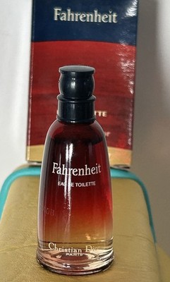Vintage Dior Fahrenheit EdT Miniatur 10ml OVP 1992 Erste Formel Batch 26408 Voll