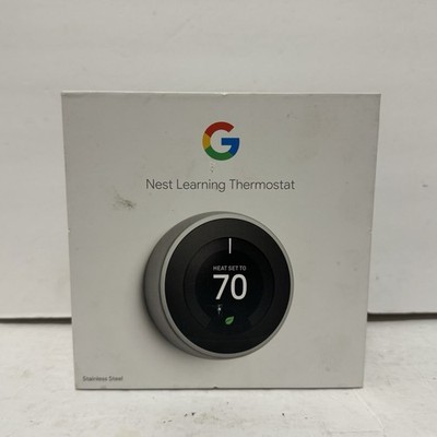 Pre-owned Google Nest 3rd Gen Smart Learning Thermostat A0013 