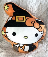 Hello Kitty Witch Halloween Cloud Pillow  Super Squishy 15  X 15 NWOT