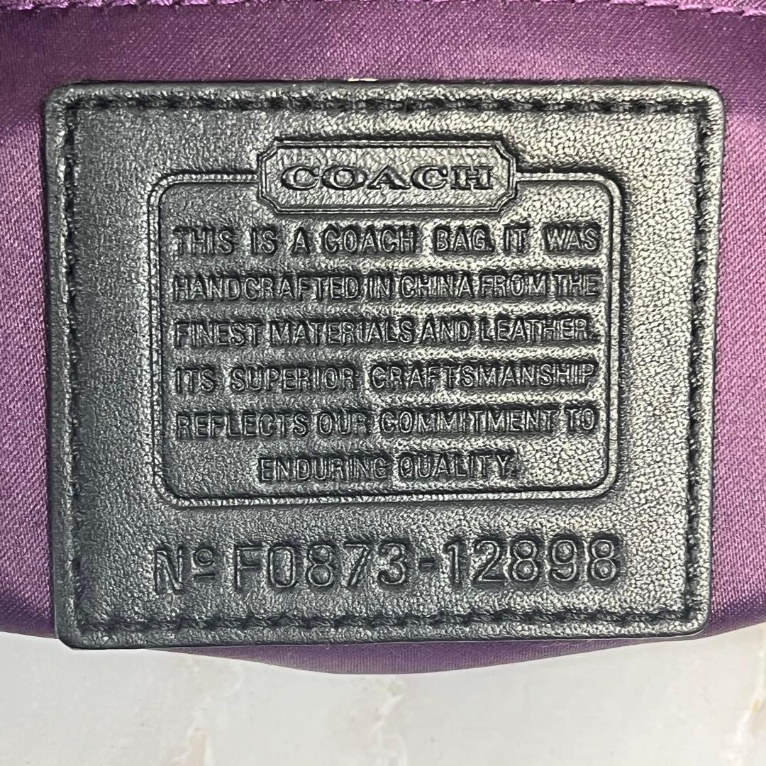 COACH Patchwork Exotic Leather Python Studs Cross… - image 14