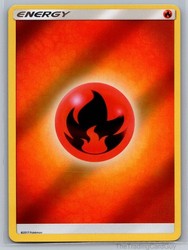 Fire Energy (Sun & Moon Base Set) Reverse Holo Common
