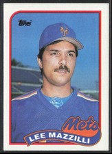 1989 Topps Lee Mazzilli New York Mets #58