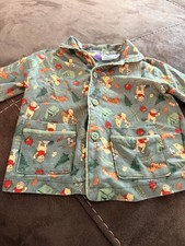 Vintage Winnie The Pooh And Tigger 2 Piece Pajama Set 18 Months- Camping Theme