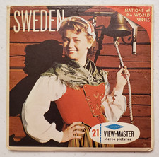 Vintage Sawyer's View-Master Sweden 3 Reels Packet Complete