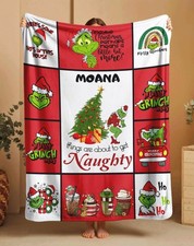 Personalized Greench Christmas Blanket 2026
