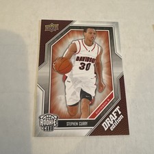 2009-10 Upper Deck UD Draft Edition - #34 Stephen Curry WARRIORS ROOKIE CARD RC. rookie card picture