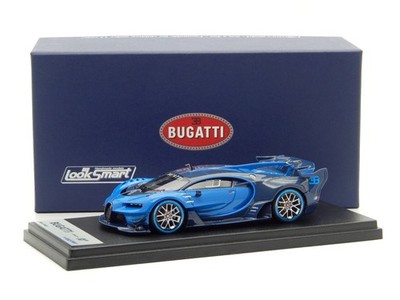 1/43 Bugatti Vision Gran Turismo blau/blau Carbonium LookSmart Resin Modell LS453