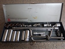 Wright 38 Drive Sae Socket Set Speed Wrench Swival Sockets Extensions Wright 38 Drive Sae Socket Set Speed Wrench Swival Sockets Extensions