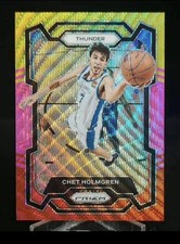 Chet Holmgren 2023-24 Panini Prizm 45/88 Yellow Pink Orange Wave #115
