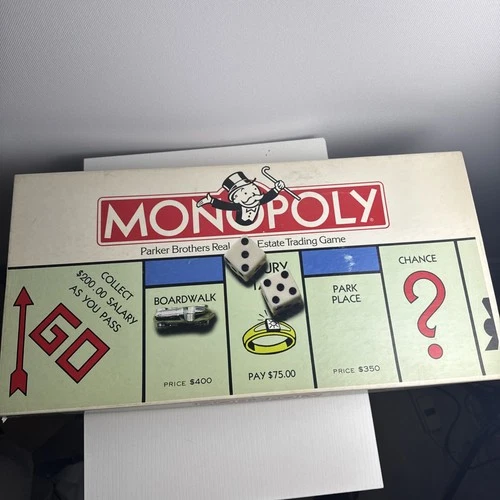 VINTAGE 1985 MONOPOLY Board Game 0009 Complete With Original Box Parker Brothers