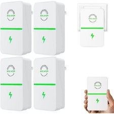 4pcs Smart Electricity Saving Box Plug-In Power Saver 90V - 250V US Outlet