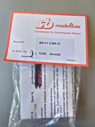 sb-modellbau 1036 Spur N Maxonmotor Umbausatz Arnold BR 01 / 01.5 NEU  | Condition: Neu