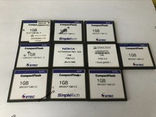 10PCS STEC 1GB CompactFlash CF Card Memory CARD 1GB
