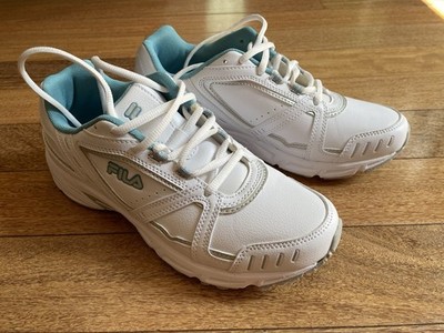 New Fila Talon 3 Women's Athletic Sneakers Size 9.5 White/Blue