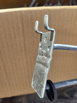 50 used peg board  12''  Hangers Hooks for Display Retail Store