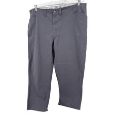 Vintage Ben Davis Pants Mens 50x33 Black Twill Gorilla Cut Work Skater Loose Y2K