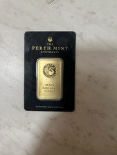 Perth Mint Gold Swan Bar 1oz .9999 Fine Australian Gold 3100.00 per troy oz