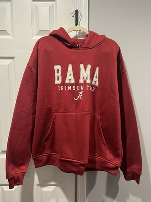 Alabama Crimson Tide Hoodie Adult 2XL BAMA NCAA Red Sweatshirt 