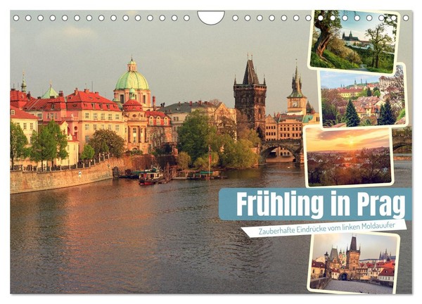 "Calendar 2027 · US Version · Spring In Prague (Wall Calendar 2027 12\" × 8\" Lands"-image