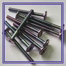 10051902 x10 IKEA Flat, Hex Head Bolts - Hardened 67mm 6mm (M6)