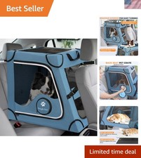 Multi-Functional Large Pet Crate for Car - Easy Clean, Safe, and Comfortable