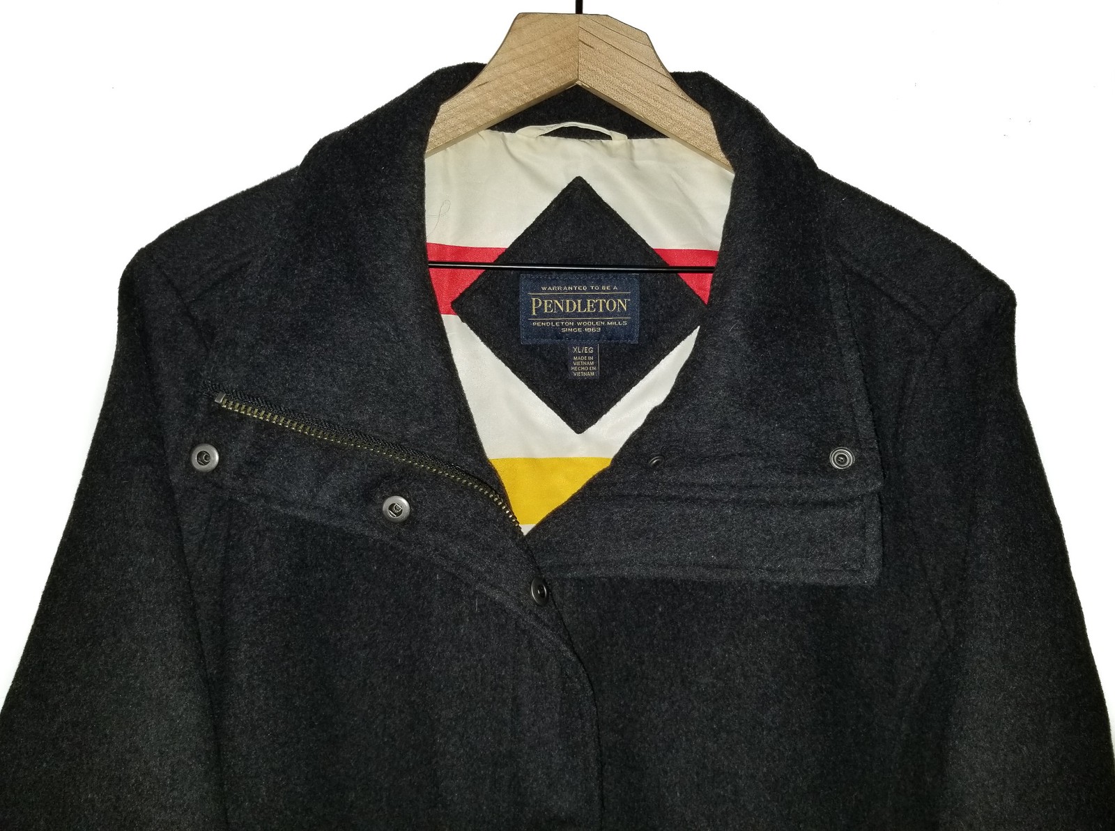 Pendleton Cascade Wool Campbell Jacket Gray Hudso… - image 4