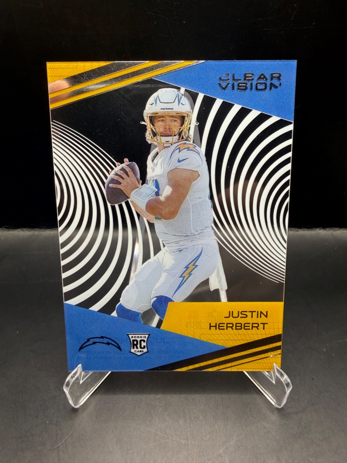 2020 Panini Chronicles - Clear Vision Rookies Justin Herbert #CV-3 (RC)