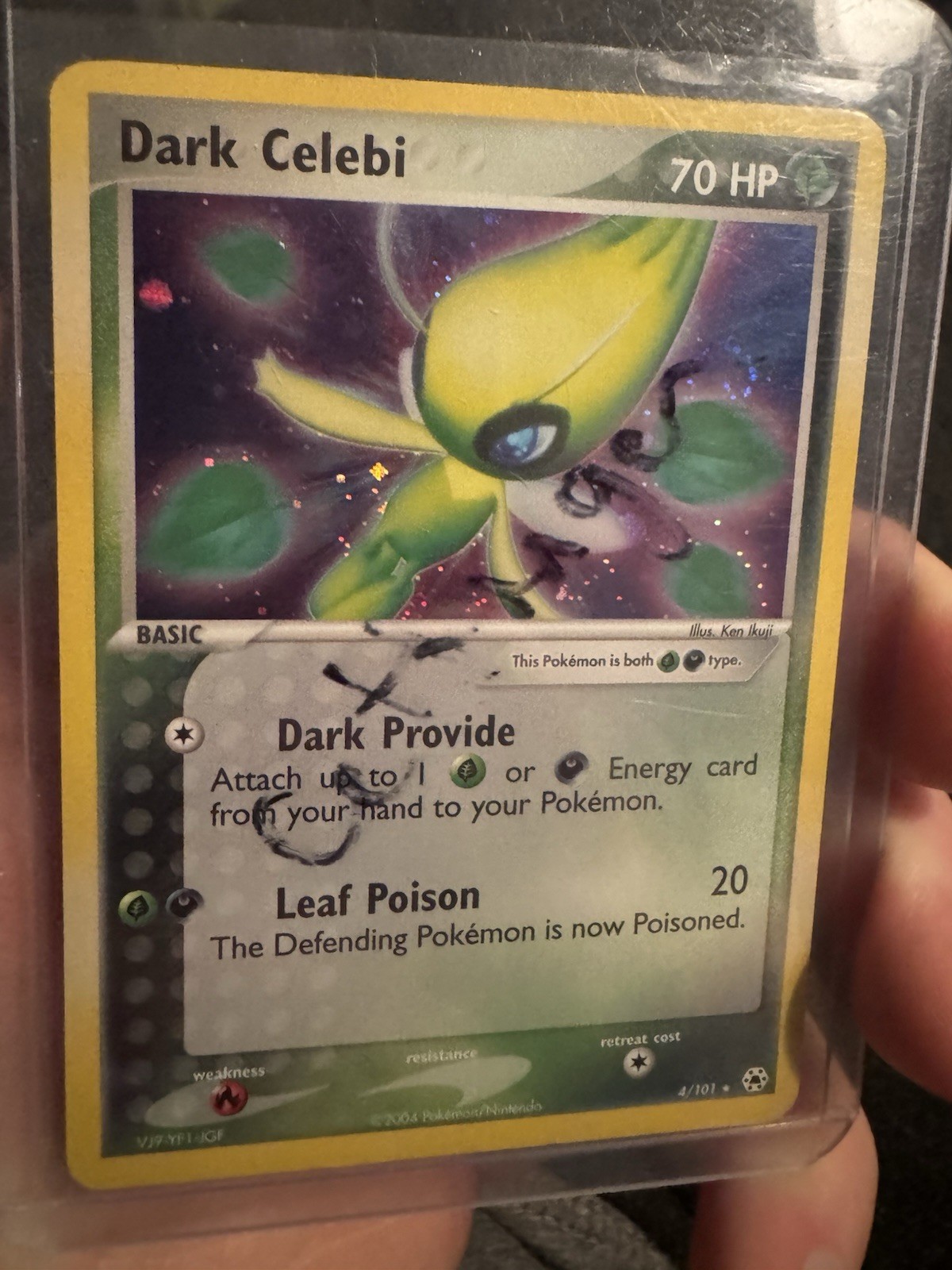 Dark Celebi 4/101 Hidden Legends Holo