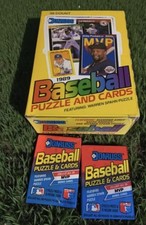 1989 DONRUSS BASEBALL UNOPENED WAX BOX 36 SEALED PACKS, KEN GRIFFEY JR. RC