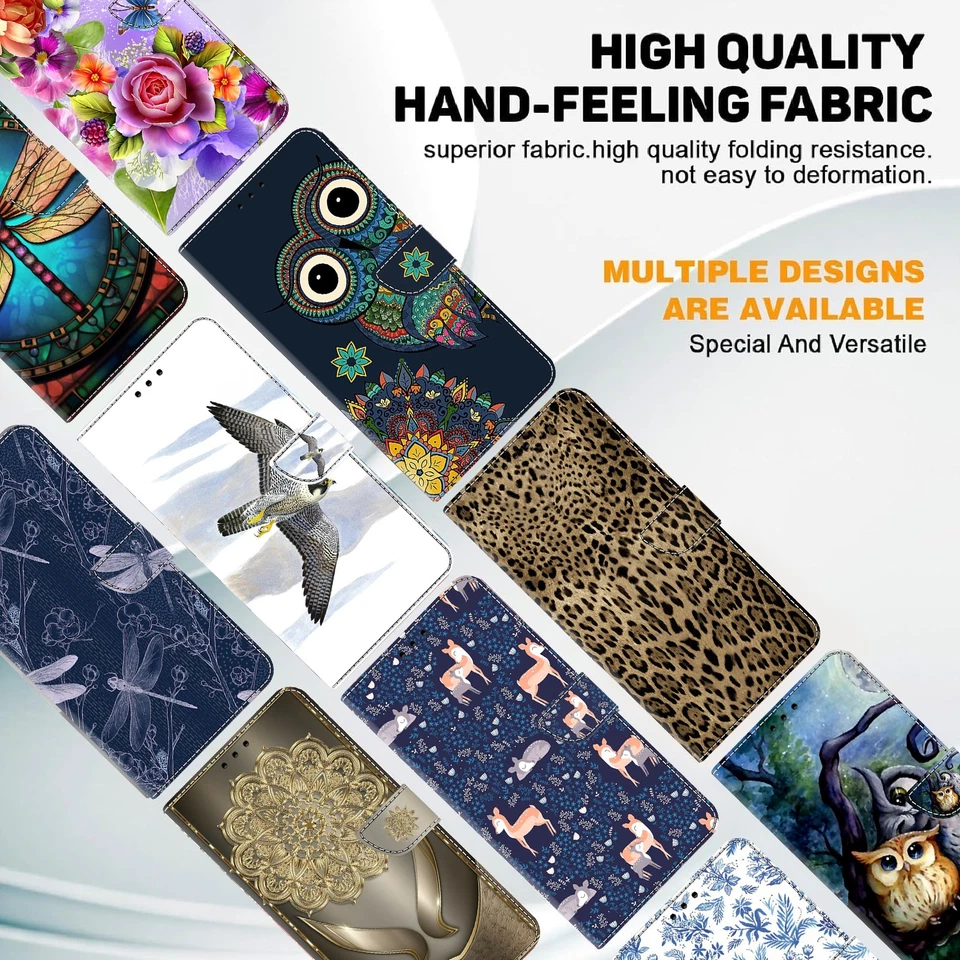 Case For Samsung Galaxy A06 A16 A26 A36 A56 A07 A17 PU Leather Wallet Flip Cover - Image 4 of 4