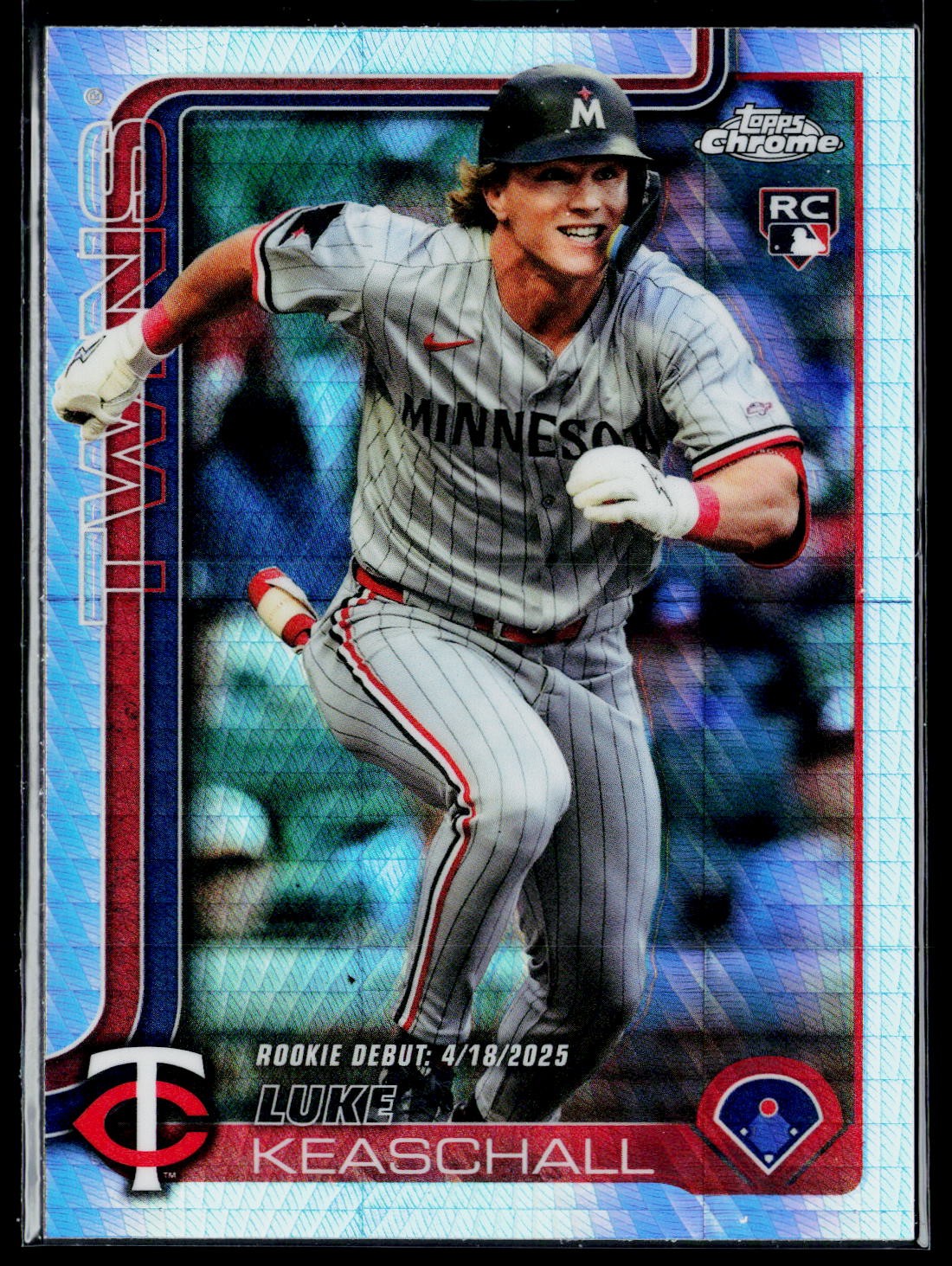 2025 Topps Chrome Update #USC134 Luke Keaschall Prism Refractors