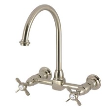 Kingston Brass KS129.BEX Essex 1.8 GPM Widespread Bridge Kitchen - Nickel