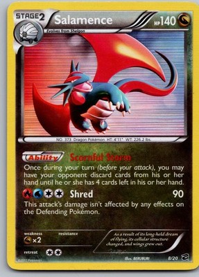 Salamence Holo Holo Rare Dragon Vault 8/20 LP