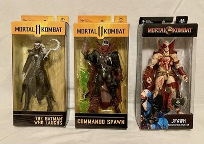 Lot of McFarlane Mortal Kombat I & II Figures Commando Spawn Batman Who Laughs