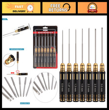 7PCS Hex Screwdriver Set for RC Cars, Drones & Boats - 0.9-3.0mm Wrenches