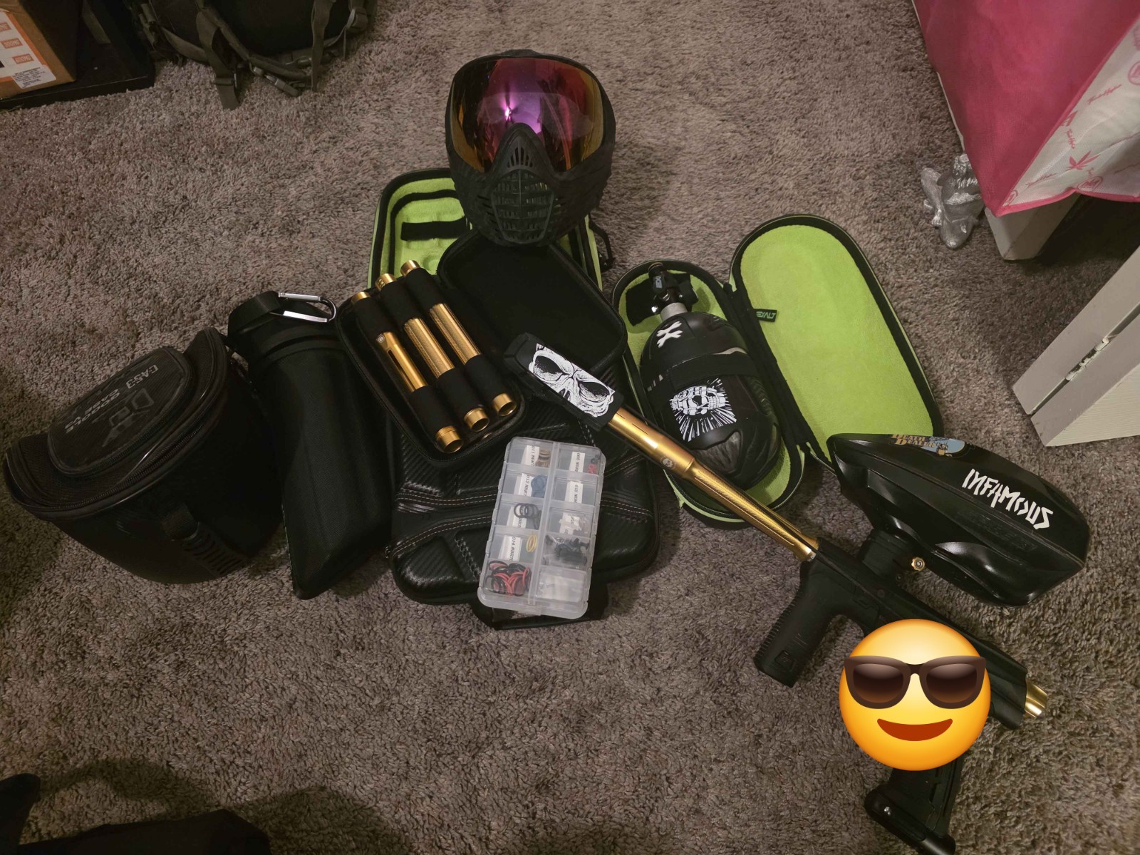 Complete Paintball Set Up