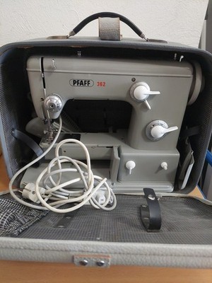 Pfaff 362  Nähmaschine mit getestet mit Koffer, Pfaff