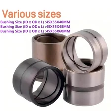 45MM Excavator Bucket Bushing (ID x OD x L) Pivot Pin Bushing Kit BEARING SLEEVE