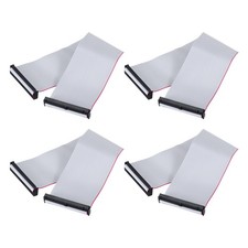 4 Pcs Flat Ribbon Cable, 2.54mm Pitch 63mm Width 30cm Long 50 Pin FC to FC