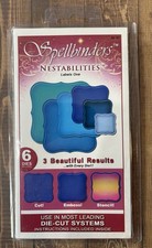 Spellbinders Nestabilities  Labels One   S4-161, 6 Dies, Cut, Emboss, Stencil