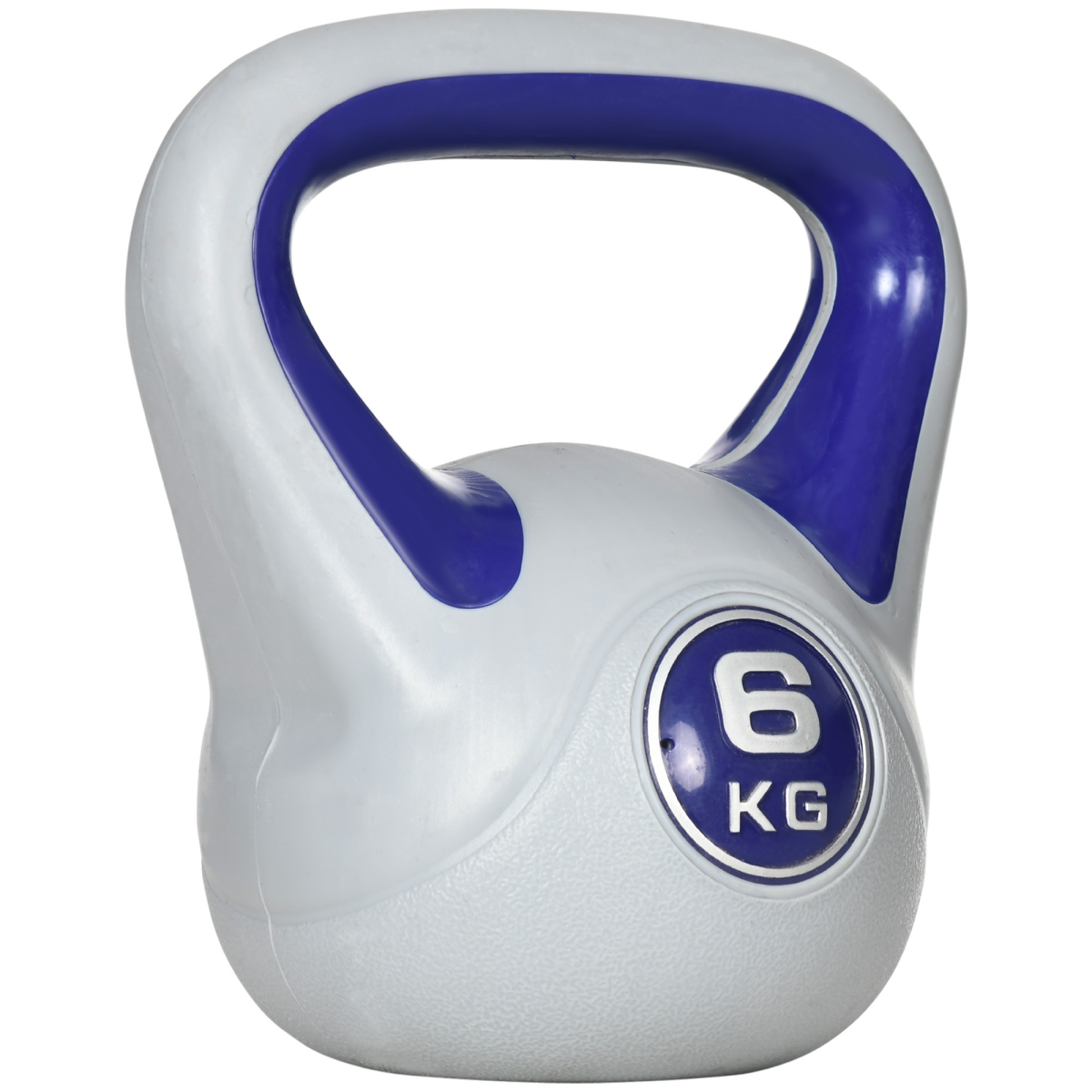 SPORTNOW Kettlebell with Handle 6kg Purple - Image 3