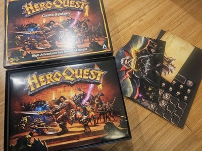 Hero Quest Game System Board Game 2021 Avalon Hill Unpunched Complete