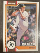 2026 Topps Vintage Stock Jack Perkins RC #206 /99