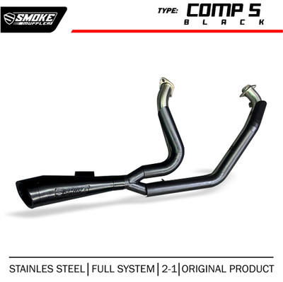 Exhaust Custom 2 Into 2 Fits Harley Davidson Electra Glide 1999-2006 Full System