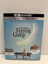 Forrest Gump (25th Anniversary) 4K Ultra HD + Blu-ray w/ Slip Cover - New