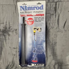Nimrod Ice Auger Adapter, Converts Hand Auger to Power Auger LAKCO Made in USA