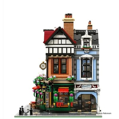 2025 MOC New Tudor Corner Modular Building Blocks Creative Architecture Experts