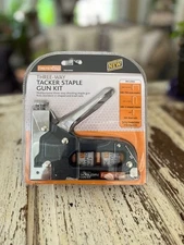 FastenPro Three-Way Tacker Staple Gun Kit – Inc Staples, Brad Nails & U-Staples
