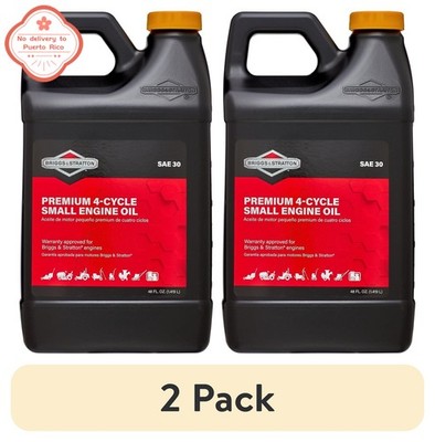 (2 pack)Briggs&Stratton 4-Cycle 48 oz Oil SAE-30 for Small Engines-Fast delivery